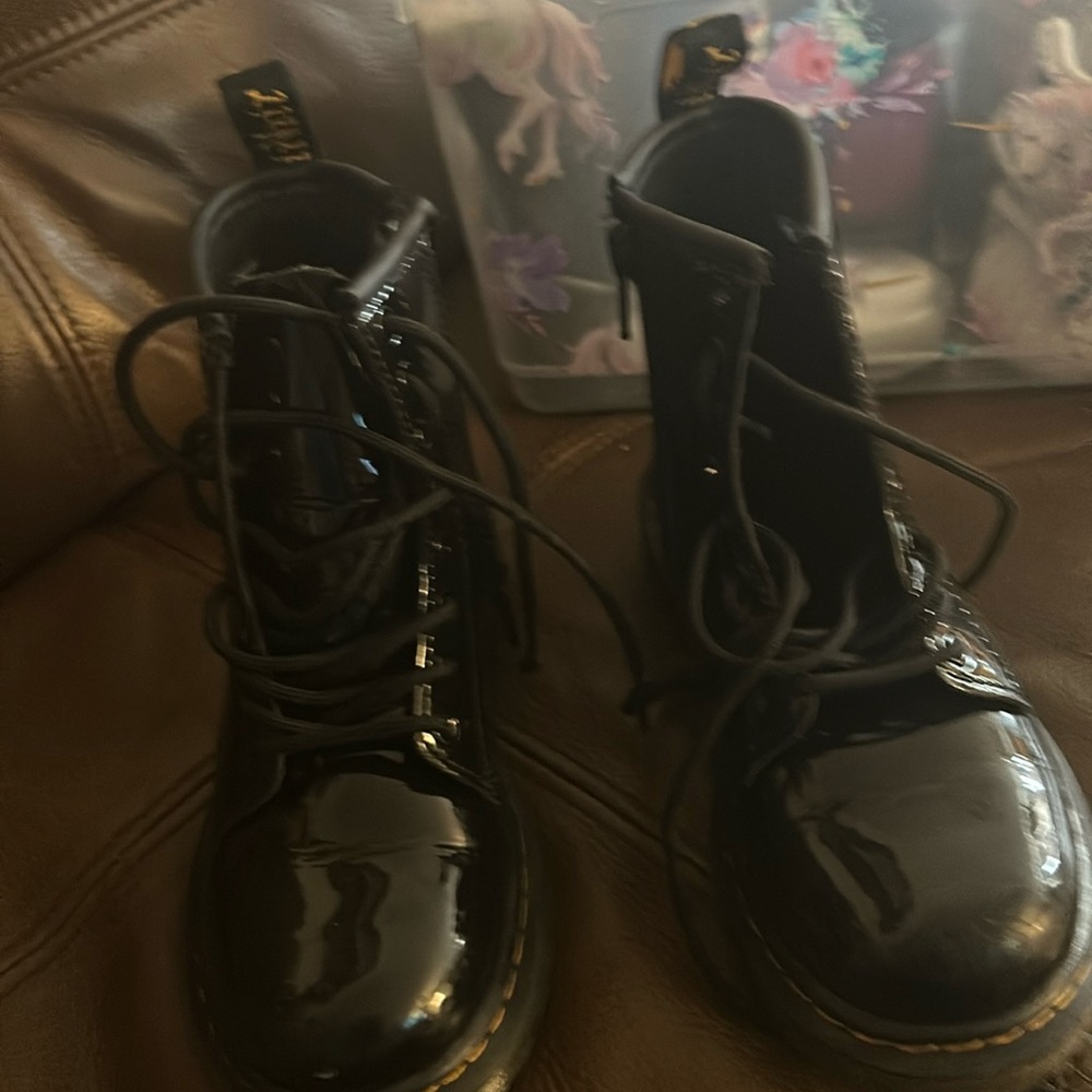Barely worn doc martens. Kids size 12